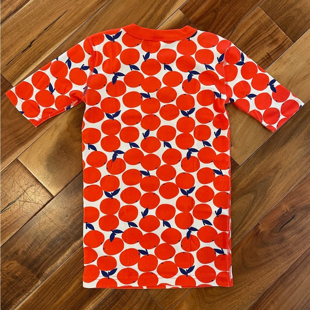 NEW Hanna Andersson Orange and Blue Orange Print Pajama Set Size 160cm / 14 - Picture 8 of 8